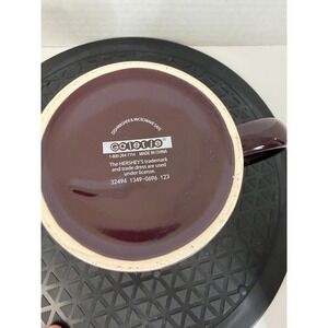 Hershey's Galerie Ceramic Coffee Mug Maroon Silver Logo 32494 Chocolate Lovers